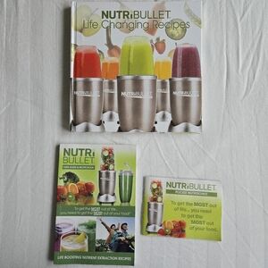 Nutribullet Lifechanging Recipes, User Guide & Recipe Book, Pocket Nutritionist